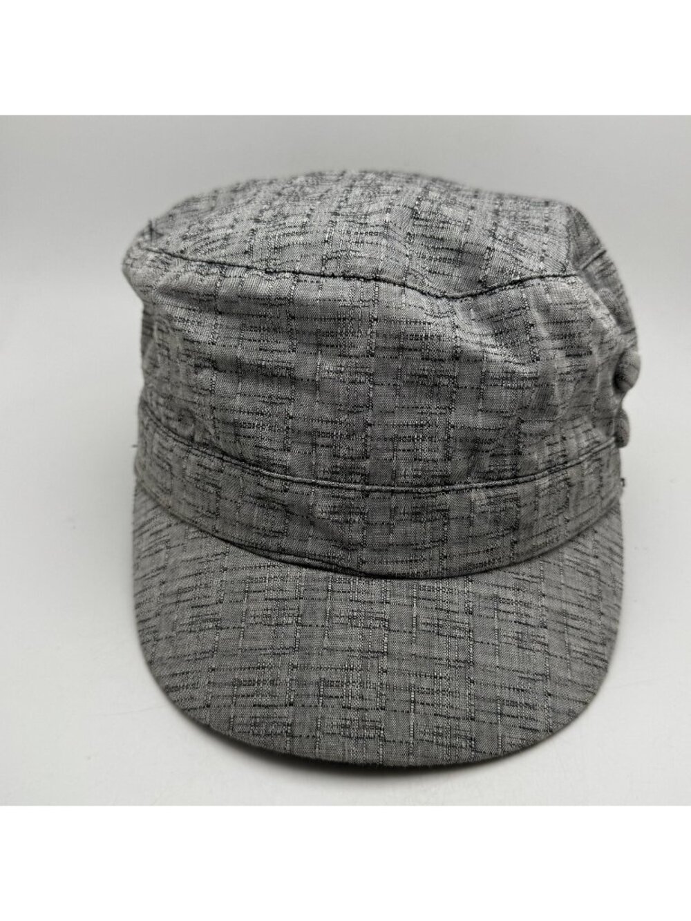 Sonoma Lifestyle Women's Grey Cadet Cap Hat One Size Lightweight Fabric Blend